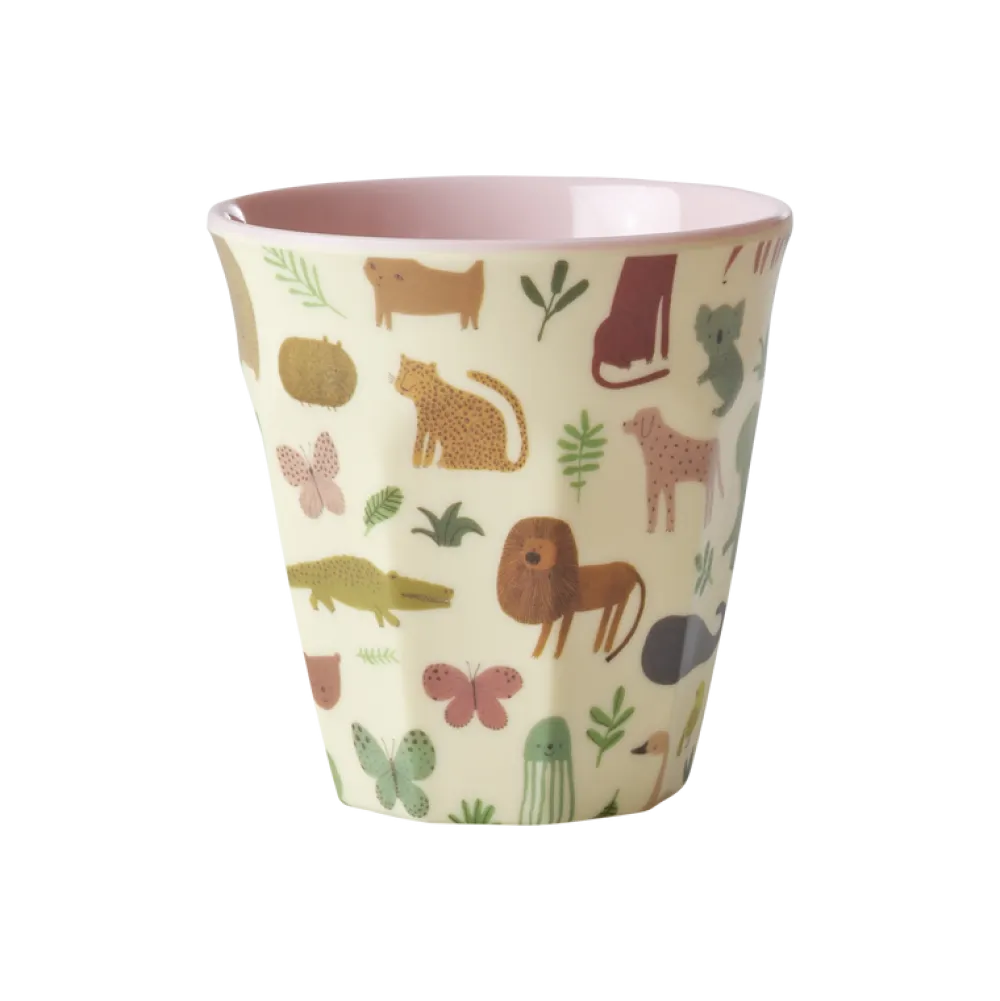 RICE Becher, Tassen & Cups|Geschirr & Tischdeko Skandinavisch-Melamin Kinderbecher Sweet Jungle Print