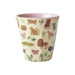 RICE Becher, Tassen & Cups|Geschirr & Tischdeko Skandinavisch-Melamin Kinderbecher Sweet Jungle Print