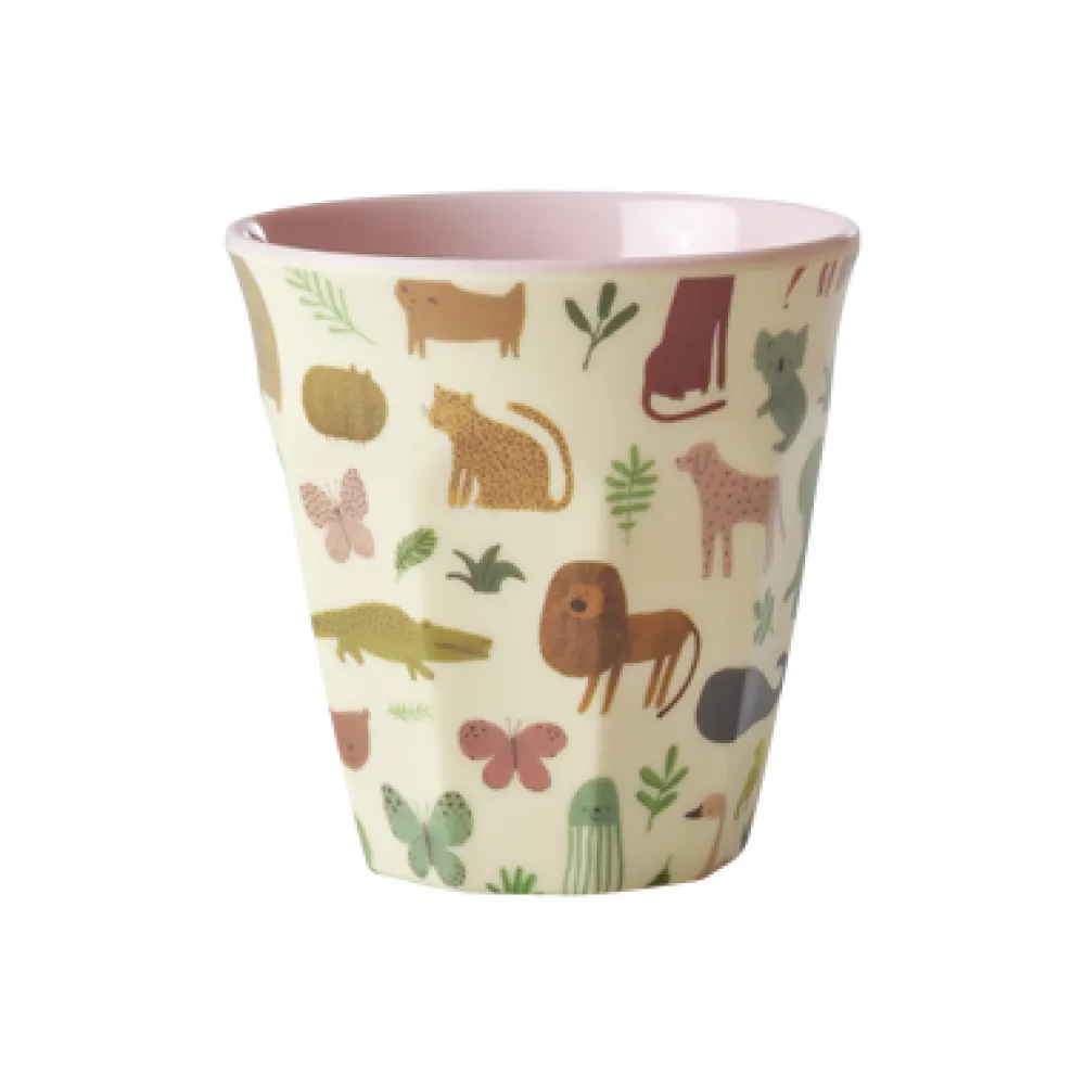 RICE Becher, Tassen & Cups|Geschirr & Tischdeko Skandinavisch-Melamin Kinderbecher Sweet Jungle Print