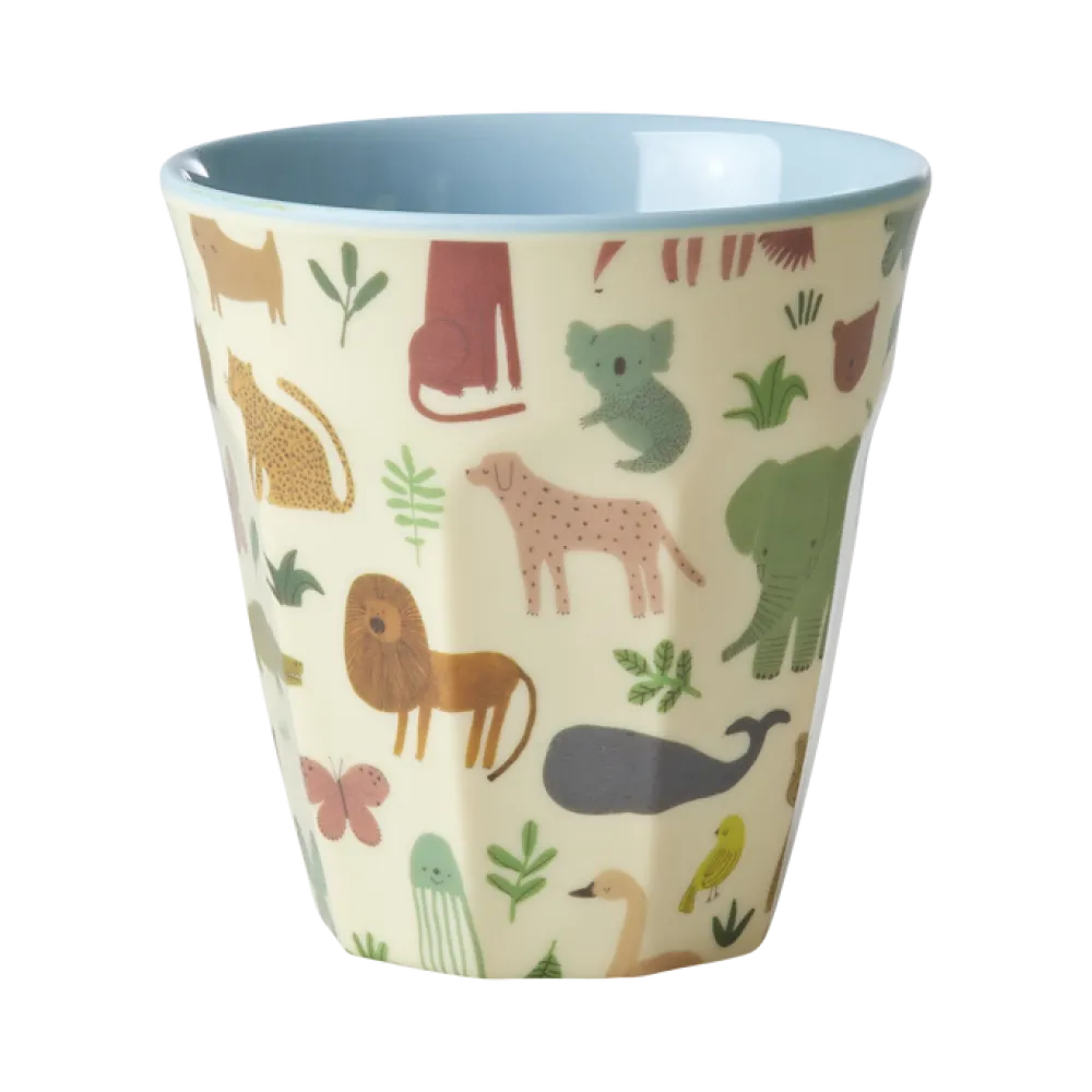 RICE Becher, Tassen & Cups|Geschirr & Tischdeko Skandinavisch-Melamin Kinderbecher Sweet Jungle Print