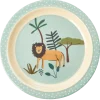 RICE Kindergeschirr-Melamin Kinder Teller Jungle Animals