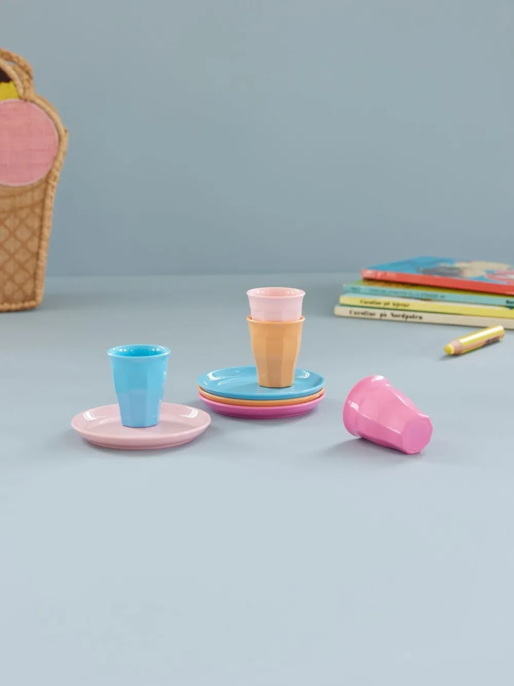 RICE Teller|Becher, Tassen & Cups-Melamin Mini Set Geschenkbox