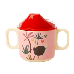 RICE Kindergeschirr|Becher, Tassen & Cups-Melamin Schnabelbecher Jungle Animals