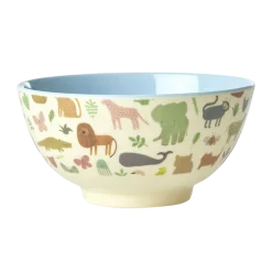 RICE Schüsseln & Schalen|Geschirr & Tischdeko Skandinavisch-Melamin Schüssel Sweet Jungle Print