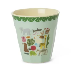 RICE Becher, Tassen & Cups|Geschirr & Tischdeko Skandinavisch-Mittelgroßer Kinderbecher aus Melamin Wildlife