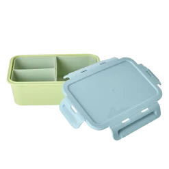 RICE Kisten & Boxen|Butter- & Brotdosen-Plastik Lunchbox mit 3 Fächern