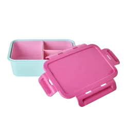RICE Kisten & Boxen|Butter- & Brotdosen-Plastik Lunchbox mit 3 Fächern