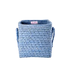 RICE Körbe-quadratischer Korb Raffia