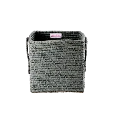 RICE Körbe-quadratischer Korb Raffia