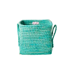 RICE Körbe-quadratischer Korb Raffia