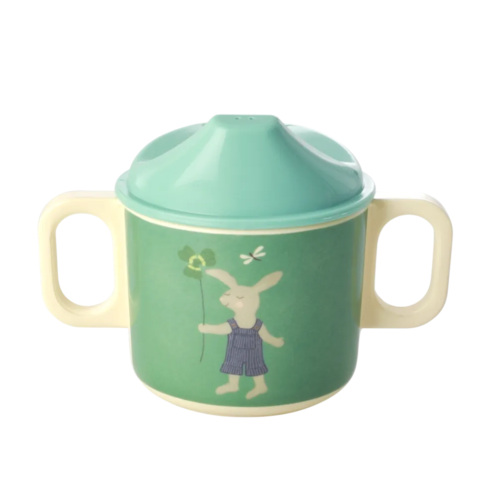 RICE Kindergeschirr-Schnabeltasse Bunny