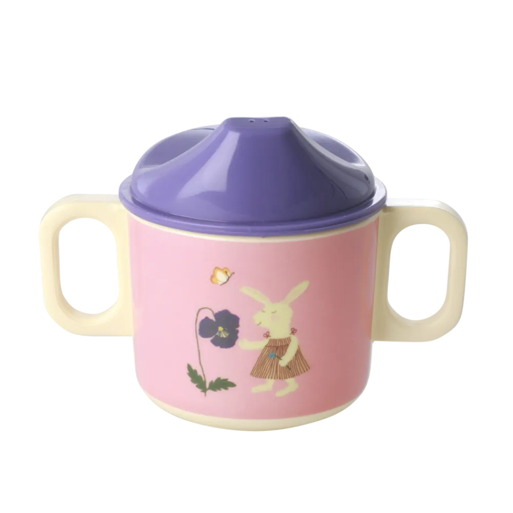 RICE Kindergeschirr-Schnabeltasse Bunny