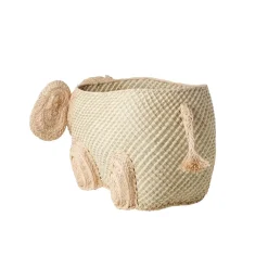 RICE Körbe-Seegras Aufbewahrungskorb Elefant