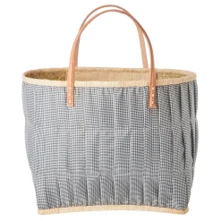 RICE Taschen-Tasche aus Bast mit Henkel