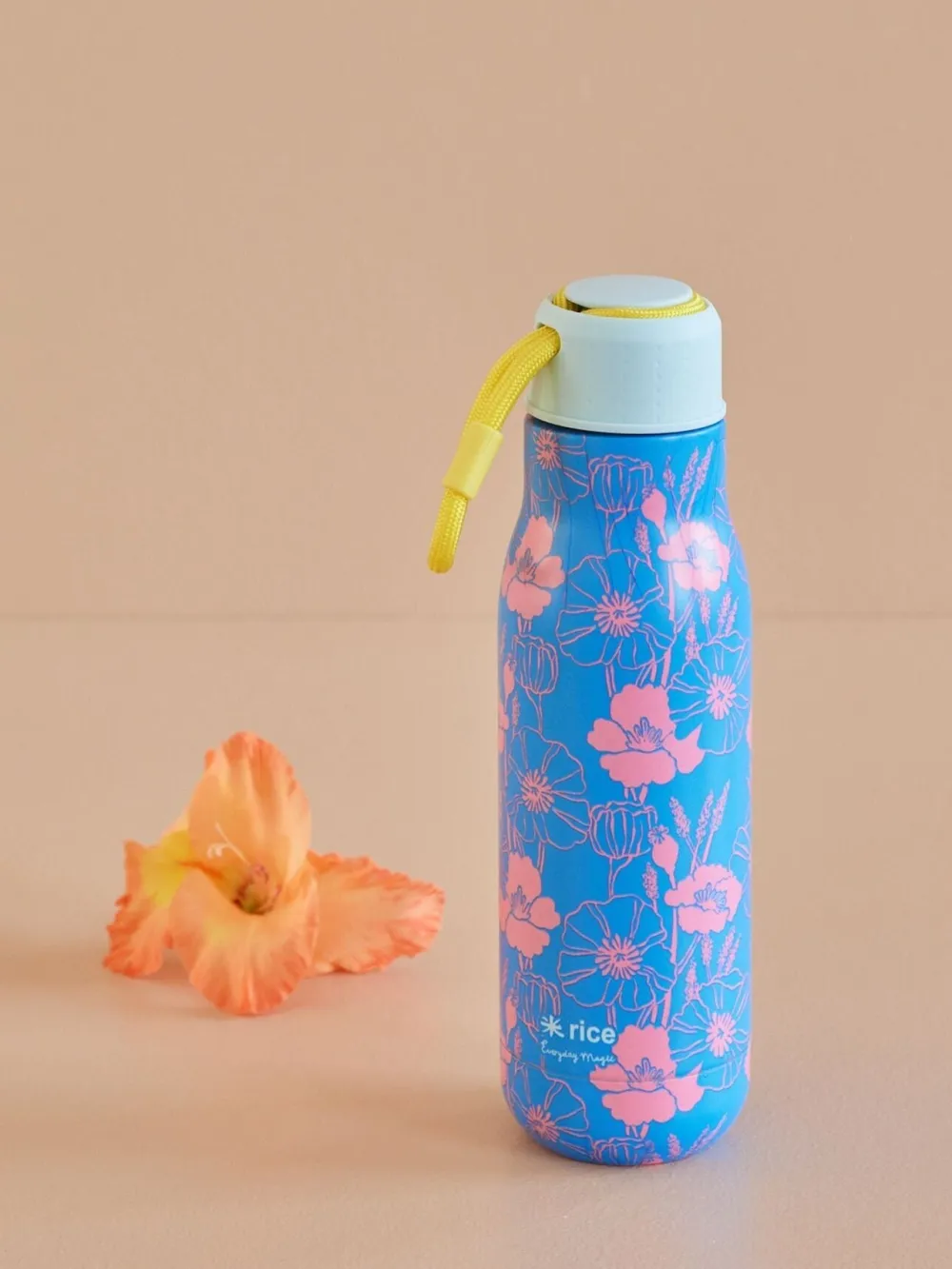 RICE Karaffen|Geschirr & Tischdeko Skandinavisch-Thermosflasche Poppie Love Print